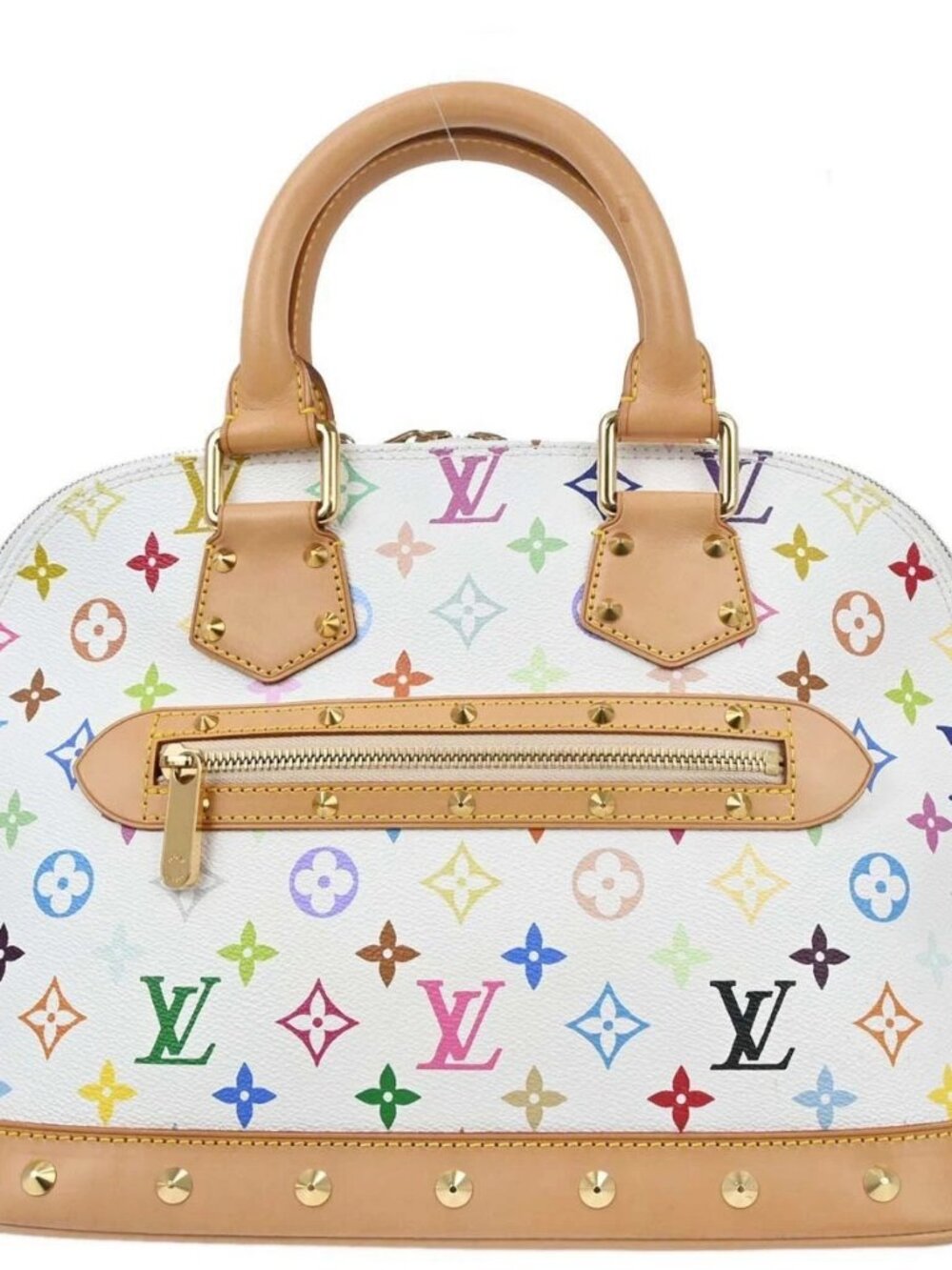 Louis Vuitton White Monogram Multicolor Alma